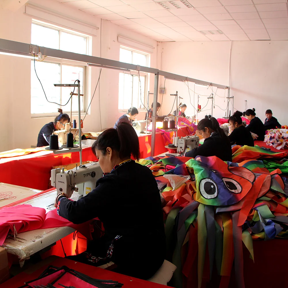 Popular Weifang new large  cometa  outdoor playing butterfly beach kite with flying thread