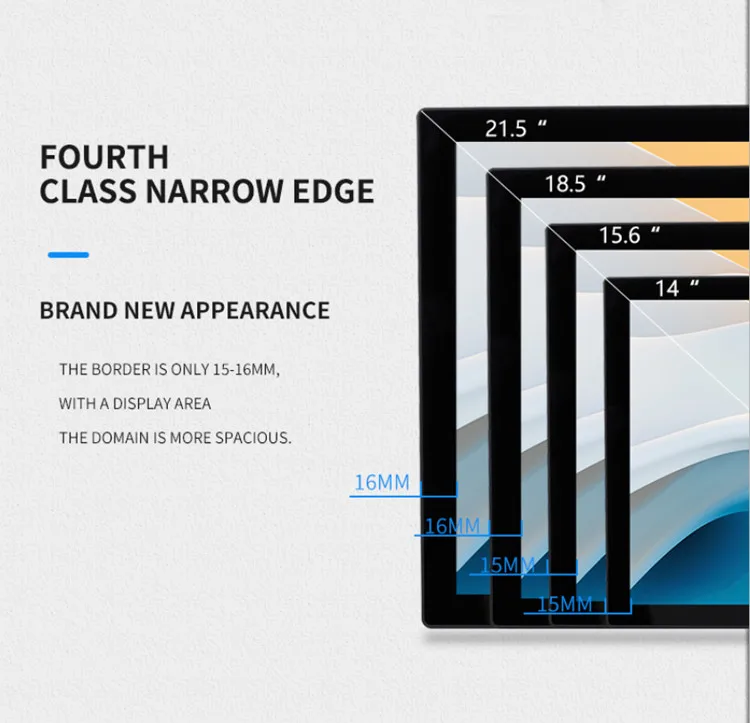 digital signage touchscreen 14 15.6 inch lcd desktop wall mount capacitive touch screen monitor for PoS