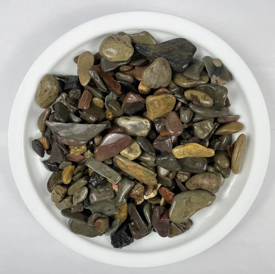 wholesale river stones Aquarium decoration stream sand river rock stone white polishing for  fish tank landscaping