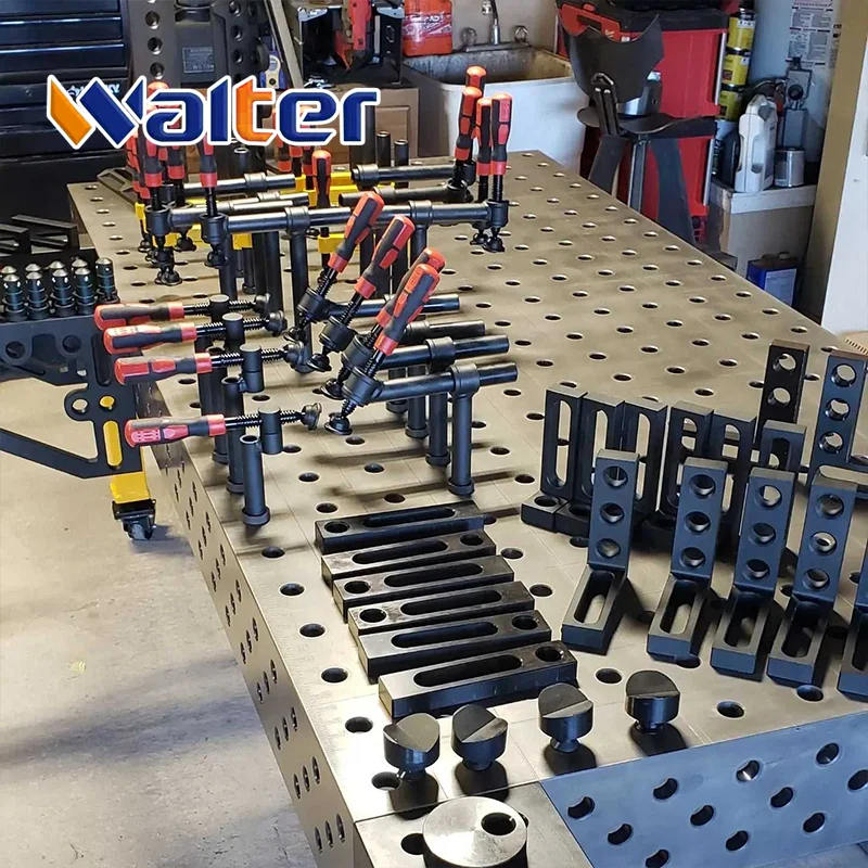 3D welding table  fixture system with fixture jigs stops supports accessories stock manufacturer ISO CE OEM 3D welding table