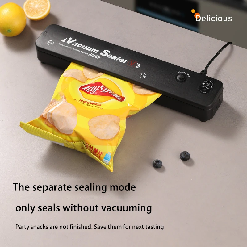 Household sealing fresh-keeping vacuum machine Food sealer Plastic sealing machine Household commercial   Small vacuum machine
