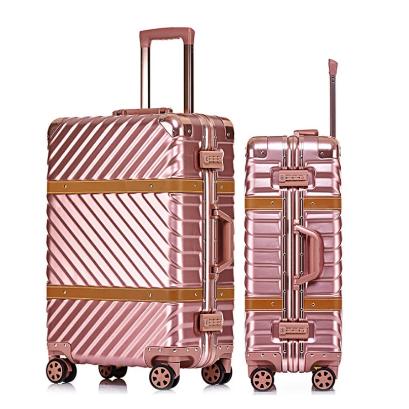 High quality laguage bags travel aluminum suitcase trolley aluminum cabin luggage