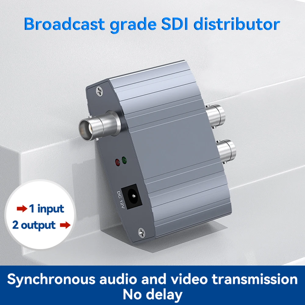 2 порта SDI дистрибьютор с высоким разрешением 1080p HD vision Поддержка аудио и видео захвата