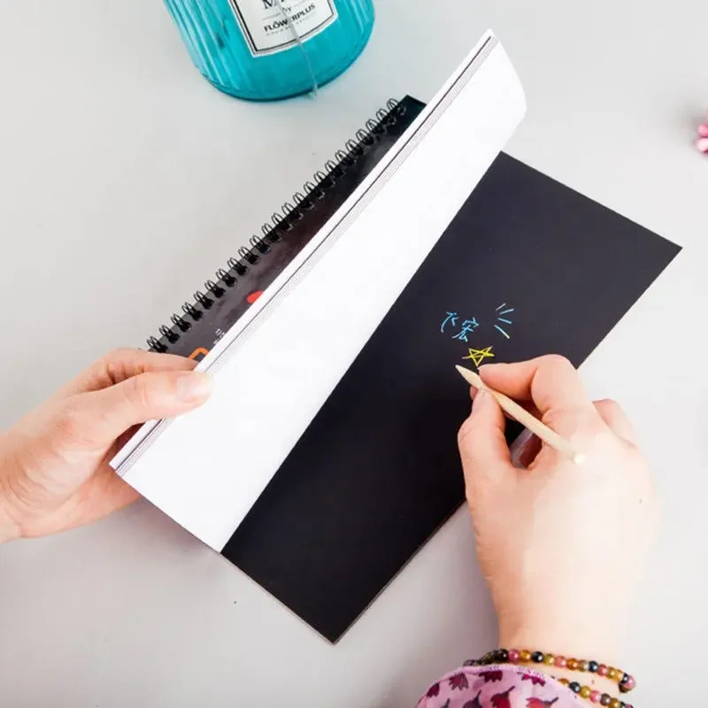 Kids educational Children scratch off book magic book