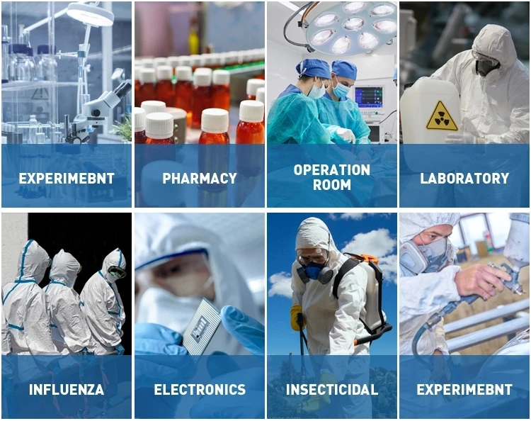 China protective coveralls manufacturers Disposable SMS Type 56 medicail protective clothing suppliers