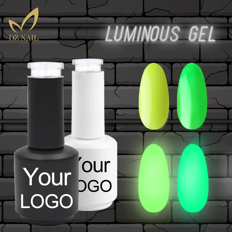 Free samples Private label soak off glow in the dark gel polish led uv luminous gel polish