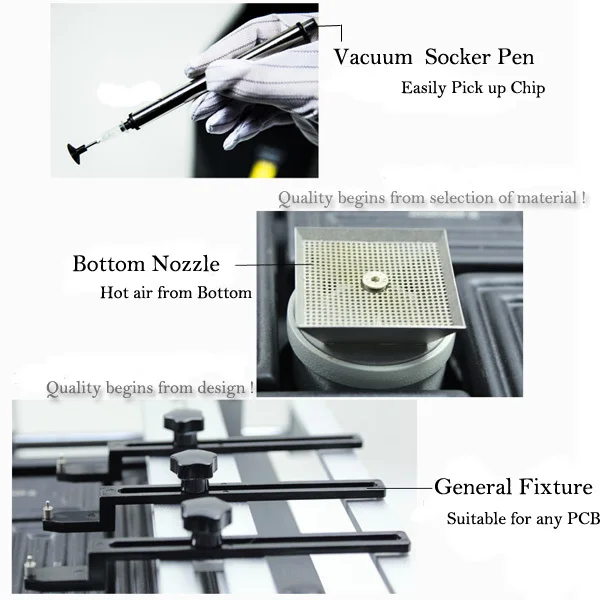 Hot Sales Cheap Entry Level  Seamark ZM-R5830  BGA Rework Station for Mobile Phone Tablets Computer Motherboards Repair Rework