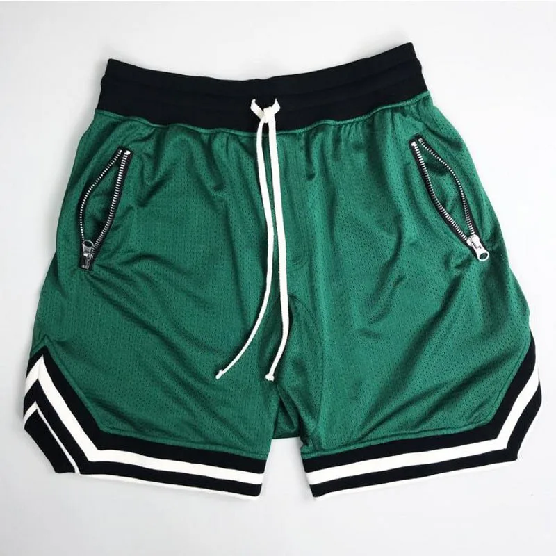 
RTS Wholesale Hip Hop Shorts Mesh Quick-dry Casual Athletic Basketball Sports Shorts Men 