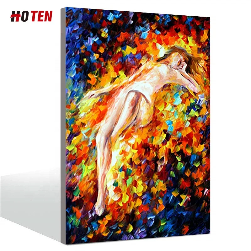 beautiful dancing of sexy young girl nude woman back pictures   Hand painted oil painting modern Bedroom canvas