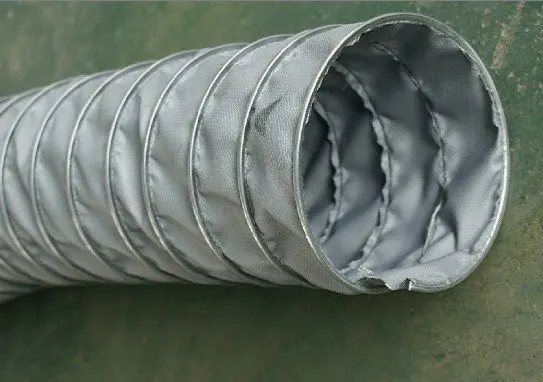 multiple sizes flex air duct high temper resistant  canvas  duct insulated flexible duct