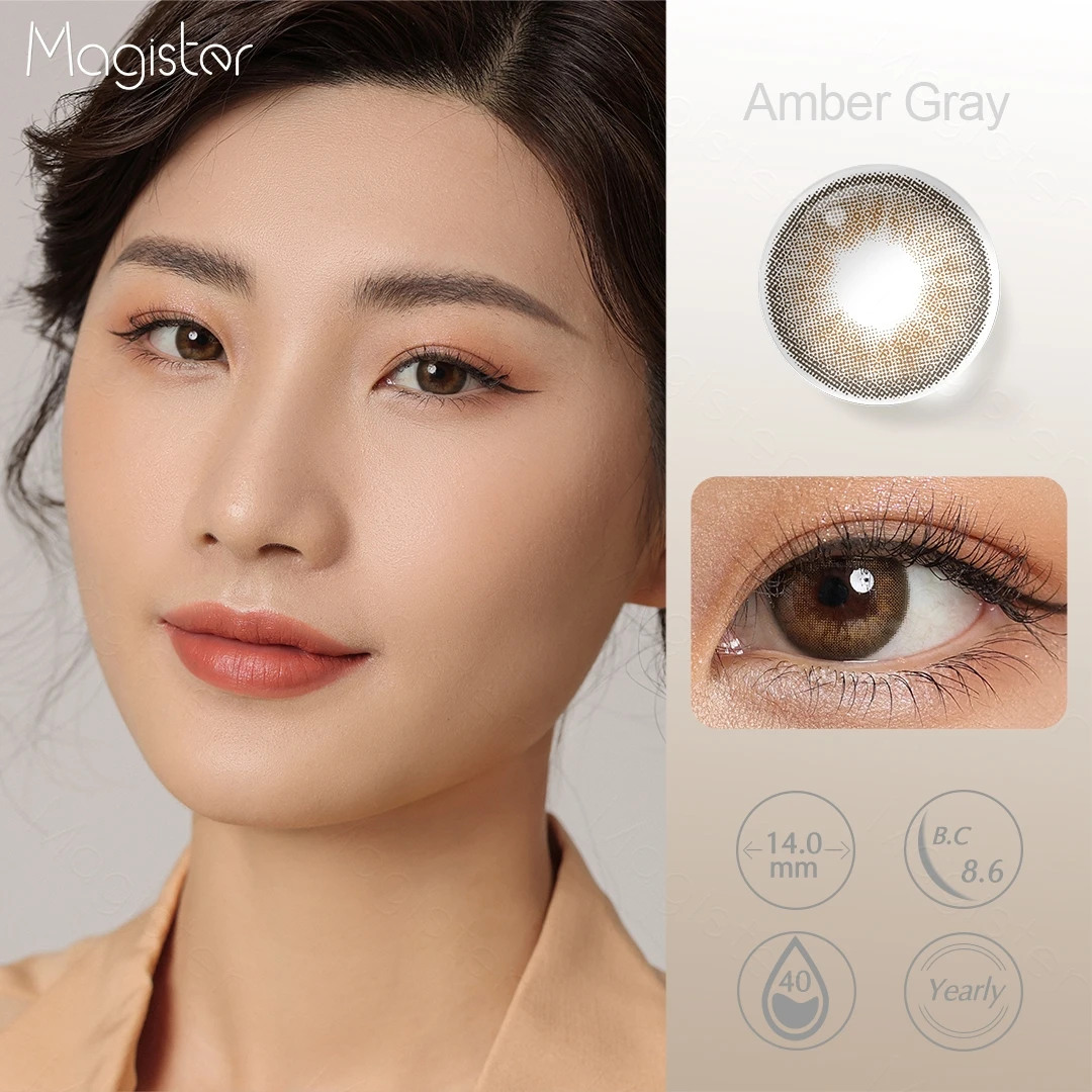 Magister 14.0mm 6 months color contact lenses New desire Natural colors Lime Green contact lens