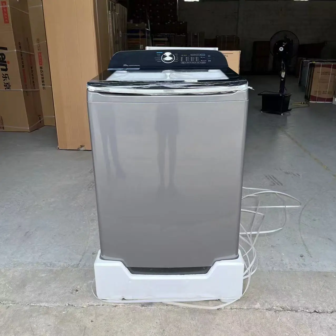 25KG Stainless Steel Automatic Home/Commercial Industrial Washing Machine Large Capacity English Control Electric Power Source