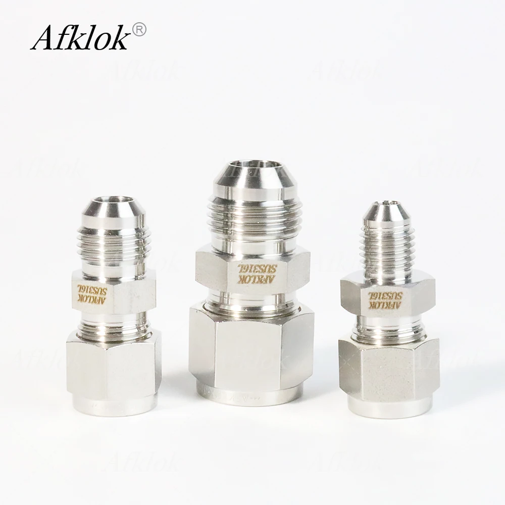 AN Union Stainless Steel 316L 1/4in~3/4in Ferrule for Tube Flare 3000psi OEM ODM Pipe Fittings