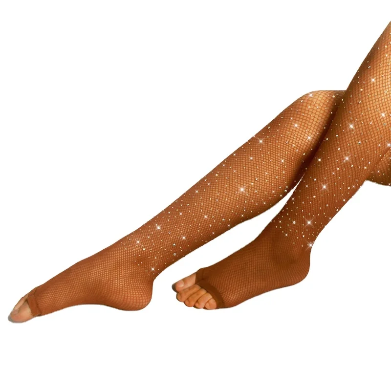 Ажурные чулки для латиноамериканских танцев, нейлоновые колготки с защитой от крючков, сексуальные танцевальные колготки, нижнее белье