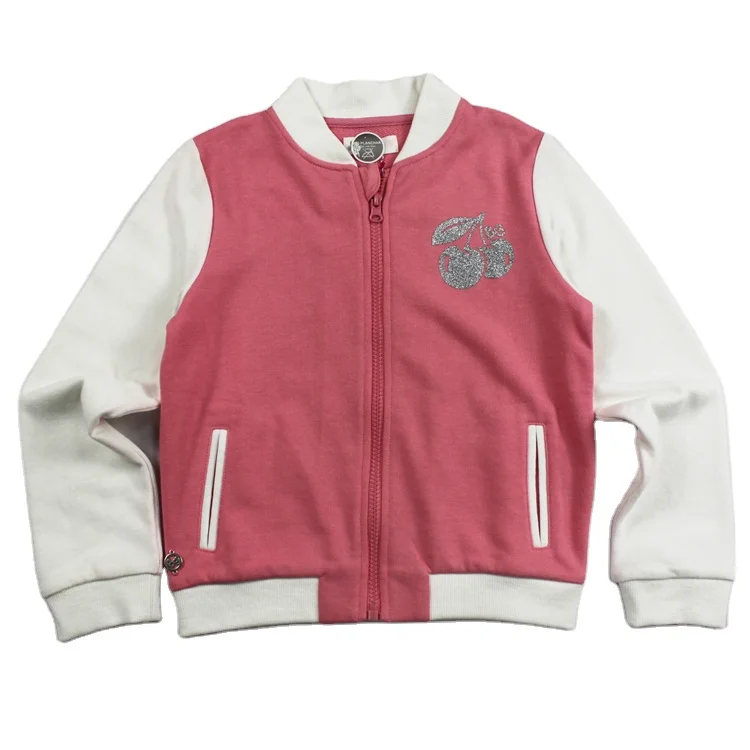 
Manufacturer Wholesale Pink Cotton Polyester Hot Sale Girls Jacket 