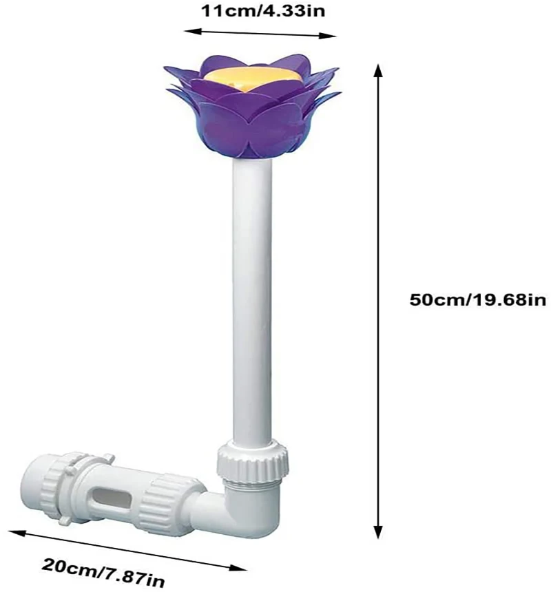 Swimming pool tools Deluxe Floor flower pool fountain fun water spray hydrodynamic wall mounted swimming pool fountain