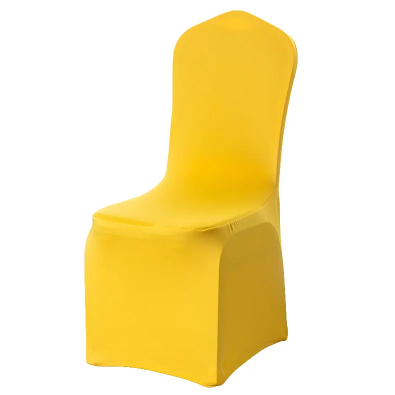 High Quality Spandex Stretch Slipcover Dining Room Elastic Chair Cover For Wedding
