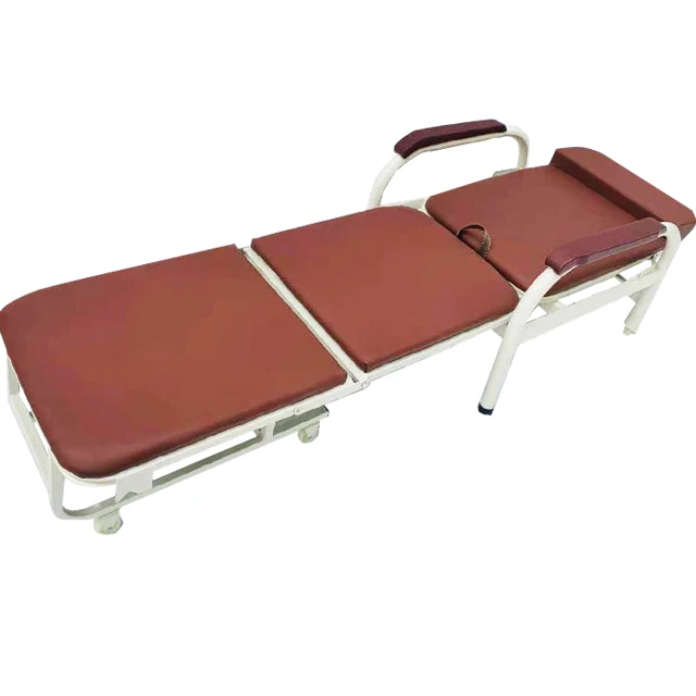 Nursing delivery chair medical couch hospital 6-wheel waiter folding bed
