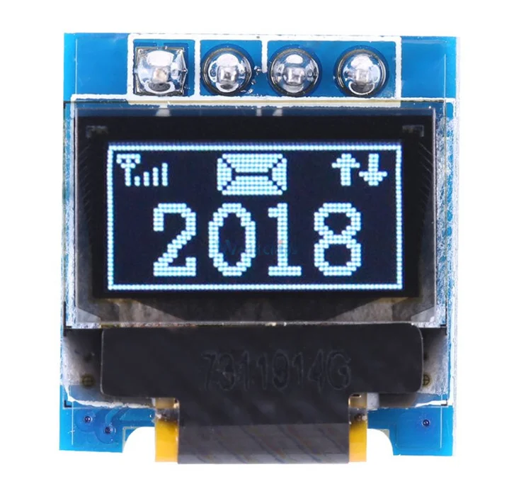 0,49 дюймовый OLED-дисплей diymore, 64x32 SSD1306, экран 0,49 дюйма, I2C IIC, суперъяркий для AVR STM32