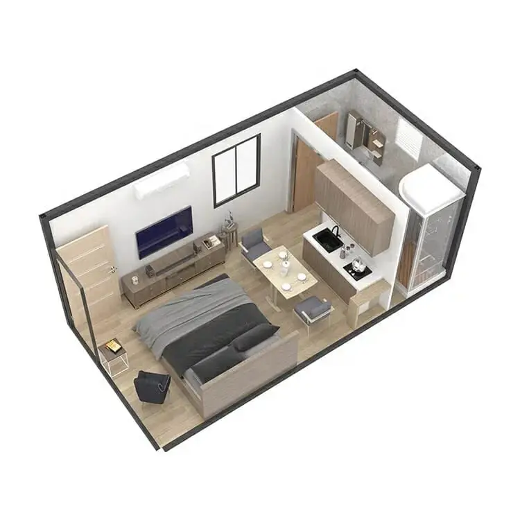 
Panama Prefab Modular Houses Container Home/Portable Office/Storage Prefabricated Container House 