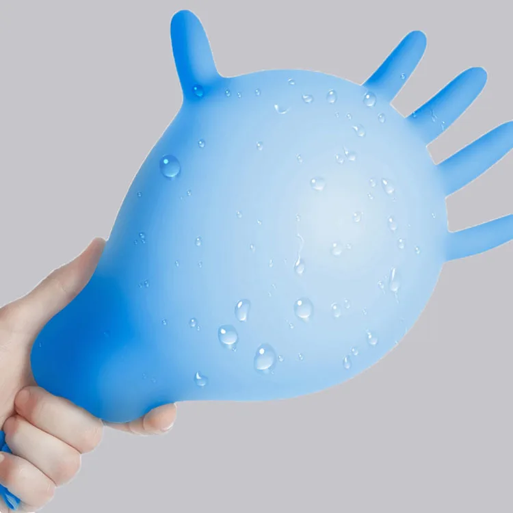 Factory Hot Sell Disposable Dishwashing Nitrile Guantes de Nitrilo Household Cleaning Guantes Customization