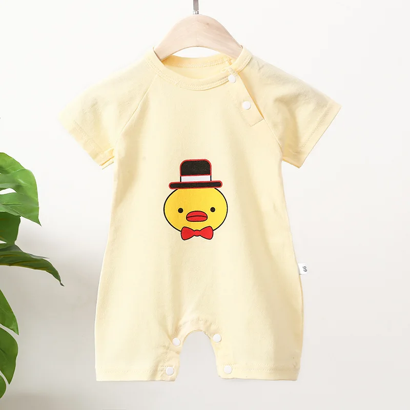 2022 summer cute boys girls 0-3 months rompers baby rompers printed