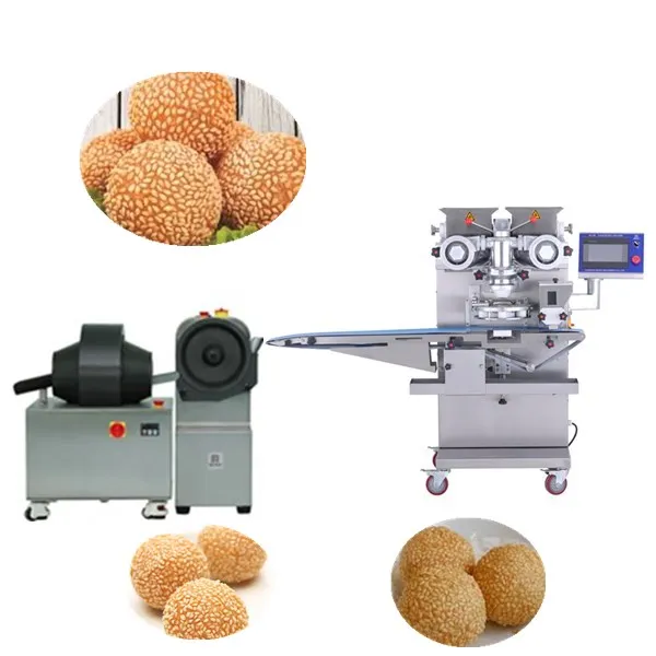 
high capacity sesame ball vegan making machine factory industry use 