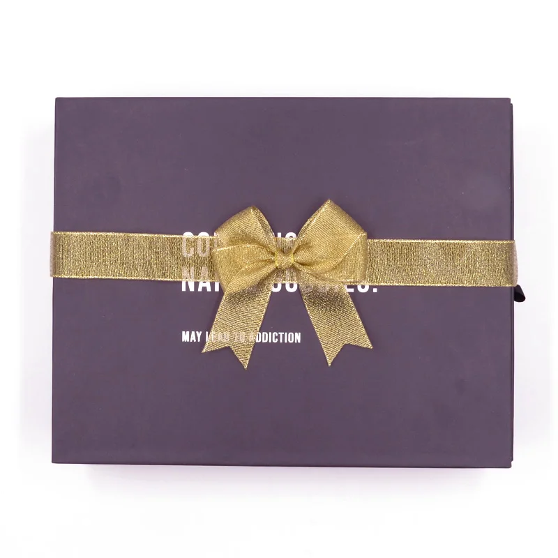 Factory professional customized Various Christmas satin ribbon bows with stretch loop