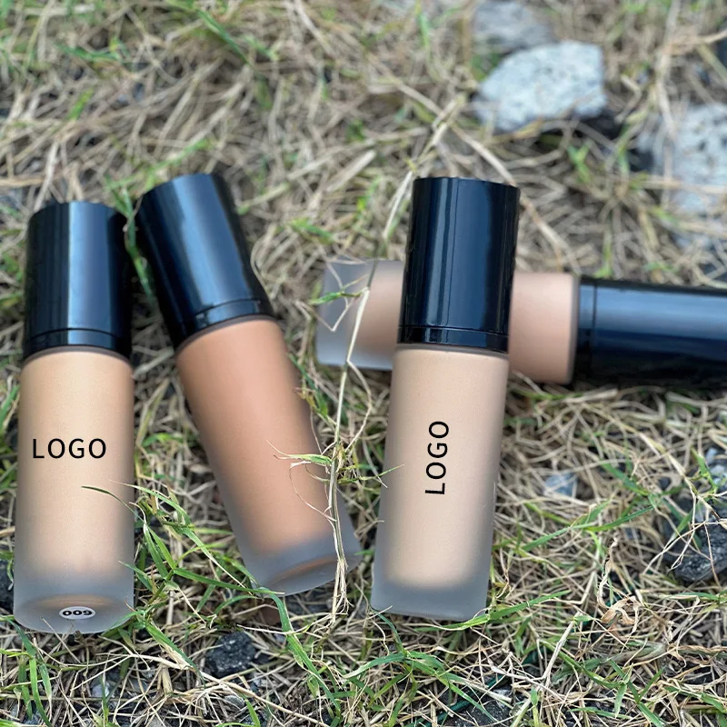 Private Label 18 Colors Vegan Cream Makeup Waterproof Long Lasting Matte Full Coverage Liquid Foundation