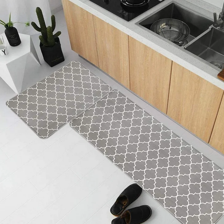 Anti fatigue PVC anti-slip polyurethane foam kitchen floor mat,ergonomic polyurethane anti-fatigue comfort mat for kitchen