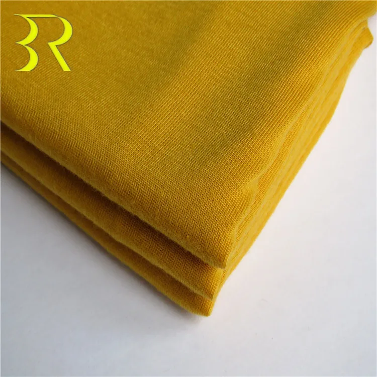 
Oekotex-100 Combed Knitting Plain Dyed Single Jersey Supima Cotton Fabric for T-shirt 