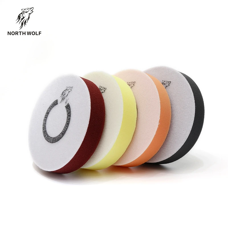 Car Care Polishing Flat Foam Pad  Auto Detailing North Wolf Hot Sale Foam buffing Pad