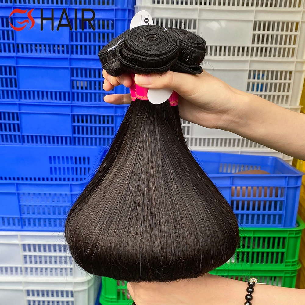 Wholesale Peruvian Double Drawn Human Hair Weave Bundles, Asian Virgin cuticle aligned bone straight human hair weaving