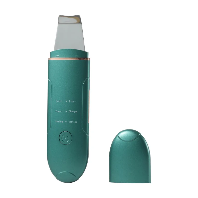 Factory Portable Ion Ultrasound Facial Skin Rejuvenation Spatula Face Peeling Ultrasonic Skin Scrubber
