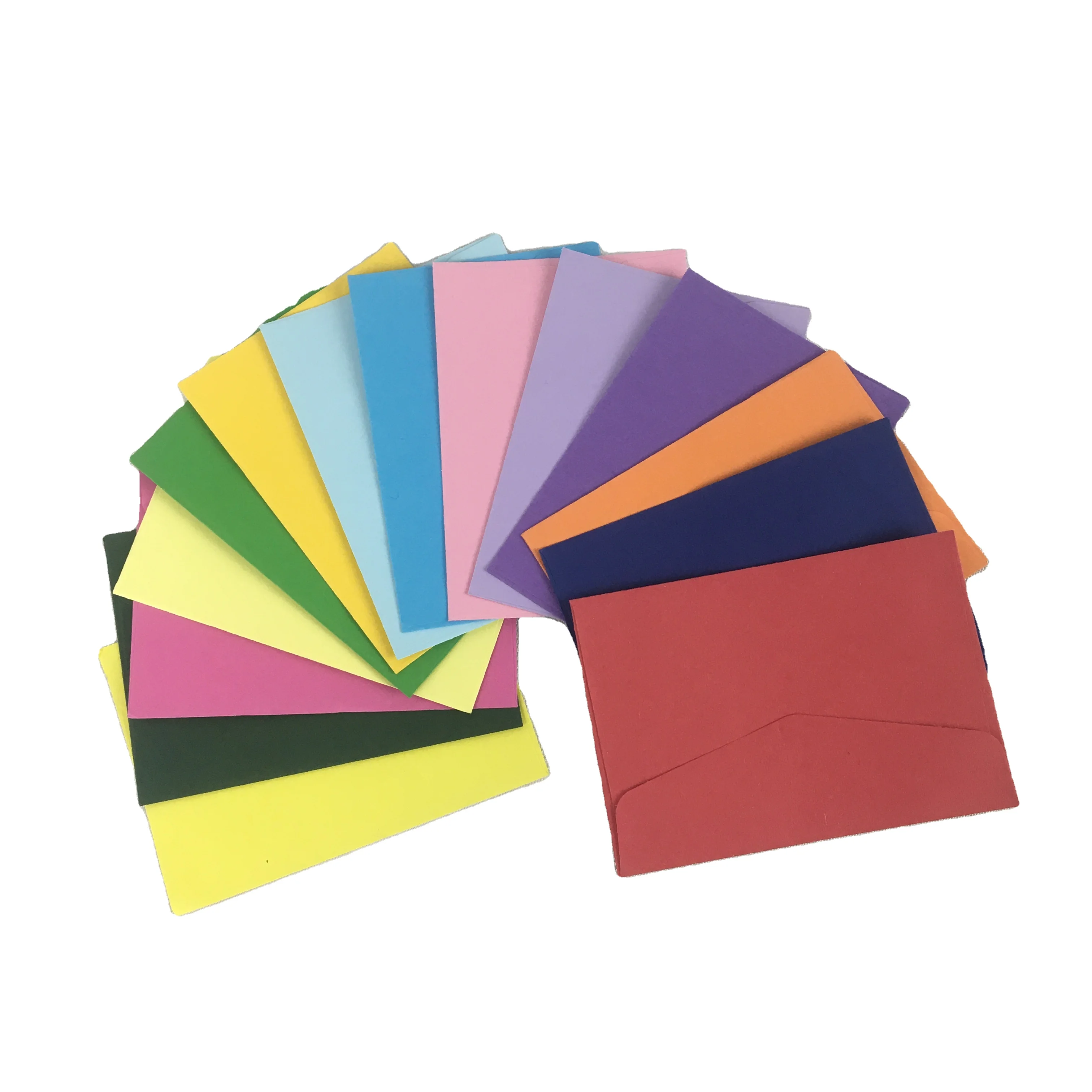 Pure Color Classical Custom Wedding Envelopes greeting card envelope wedding invitation card envelope with self adhesive