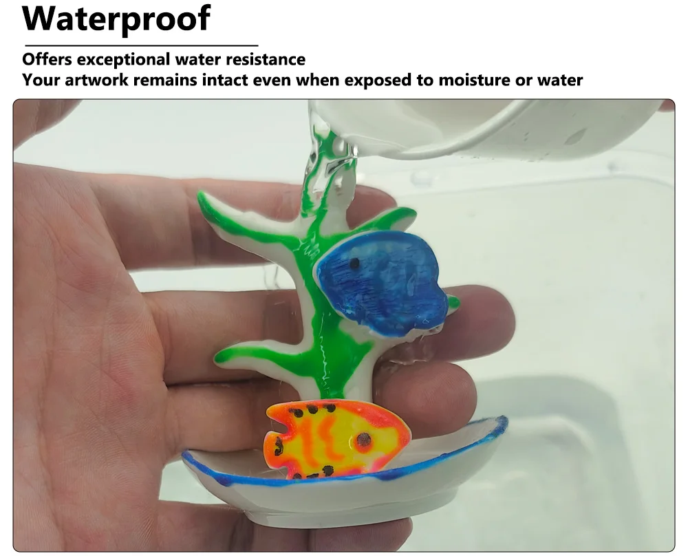 Glow in The Dark Acrylic Paint Set ,Neon Textile Black Light Paints for Clothing Color Fluorescent Fabric Paint