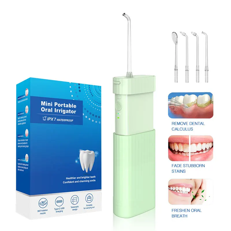 cordless portable dental care 3 mode mouth deep cleaning electric mini water flosser