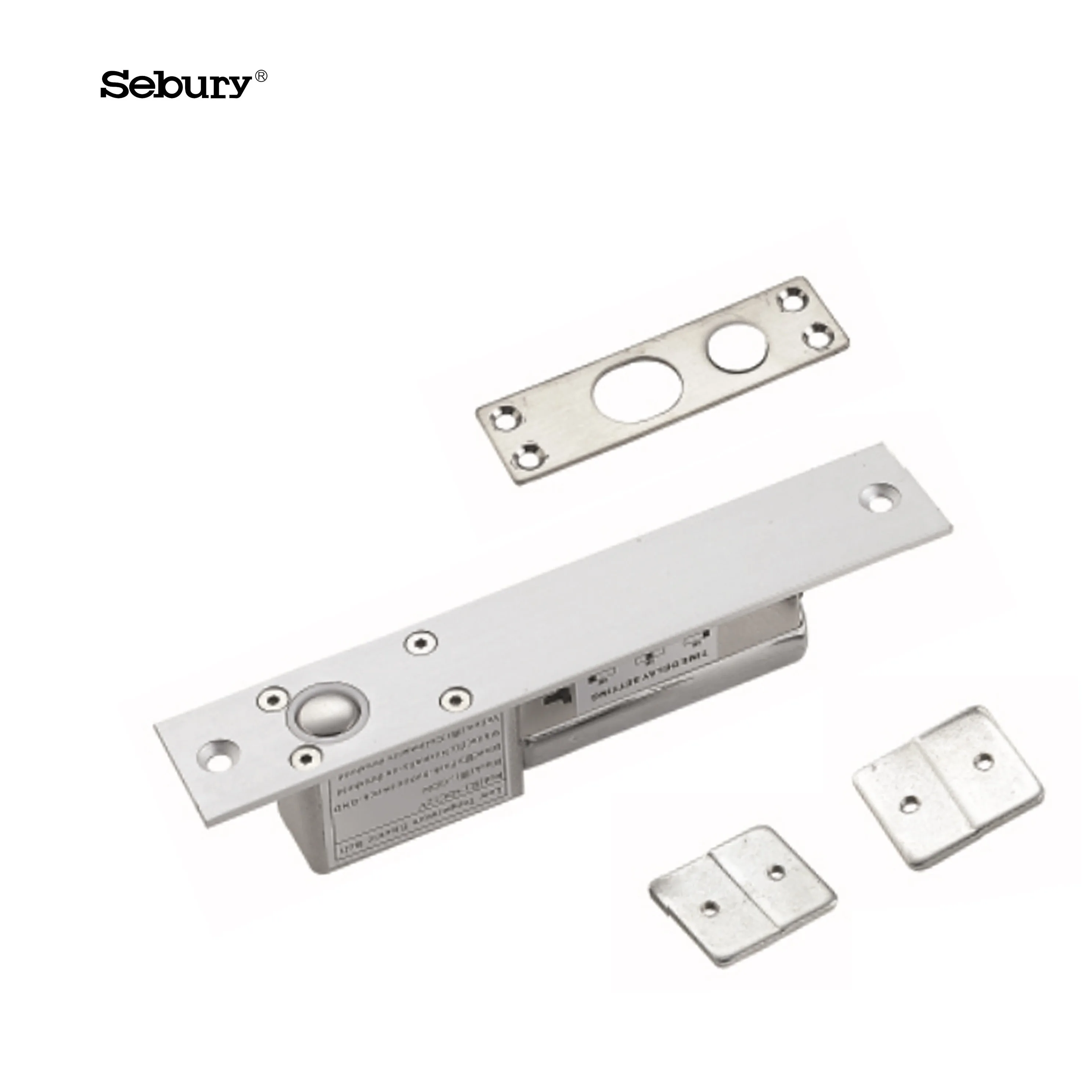  Sebury высокое качество узкая панель Временная задержка Электрический Болт с отверстием безопасный офисный дверной