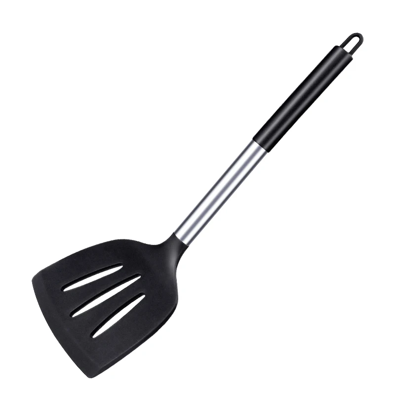 35*11 8 см кухонная утварь с прорезями силиконовая для жарки рыбы Тернер приготовления шпателей шлицевая
