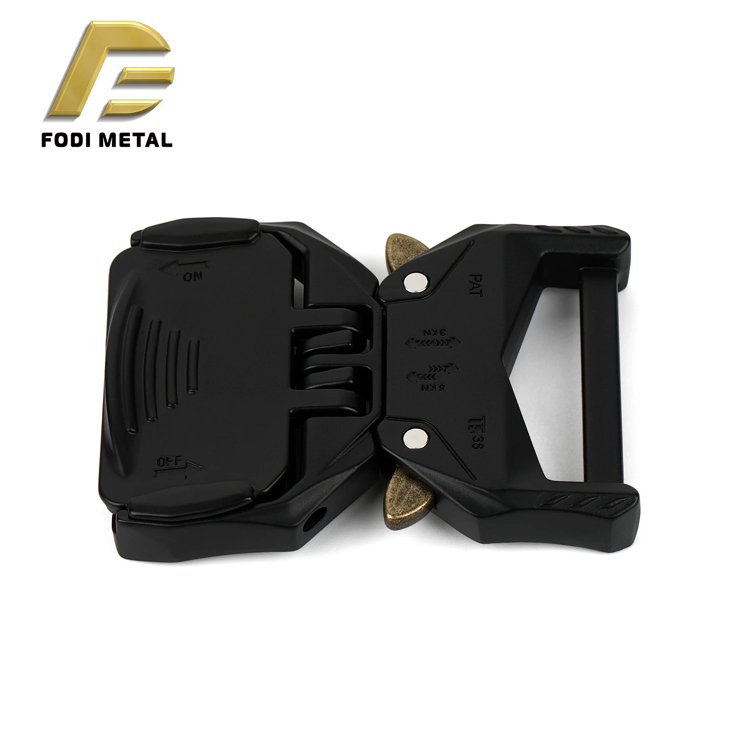 T5056 Professional Manufacturer 39mm k9 tactical harness belt buckle Doberman Pinscher
