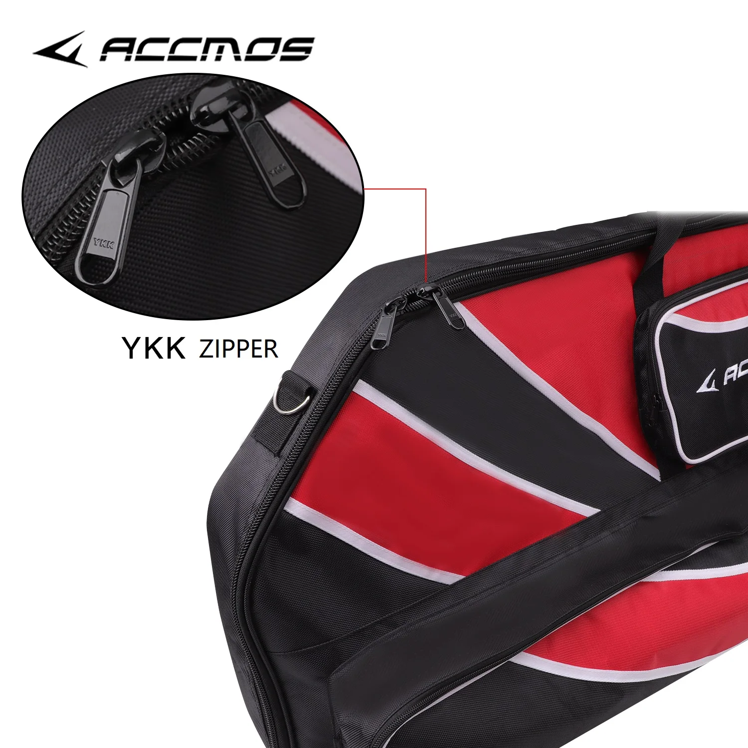 Accmos Canvas Archery Compound Bow Bag Shoulder Back Carrying Quiver Bag Holder Hunting Shooting Outdoor Indoor Sports Accessory