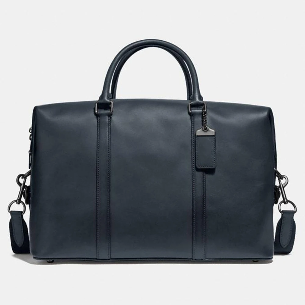 Custom Vegan PU Leather Mens Gym Duffel Bag Casual Travel Duffle Bag For Men