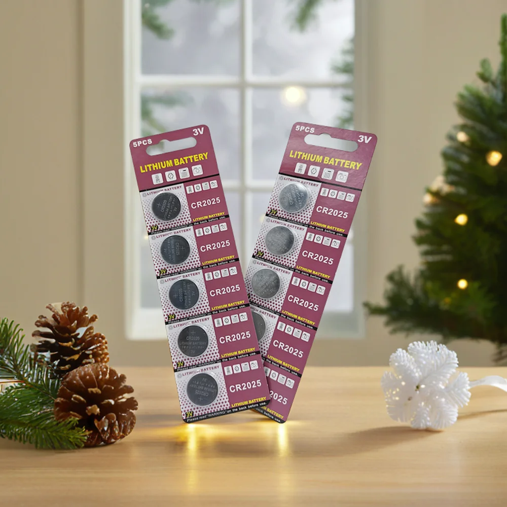 Universal CR2025 3V Batteries Perfect for Calculators Toys and Medical Devices