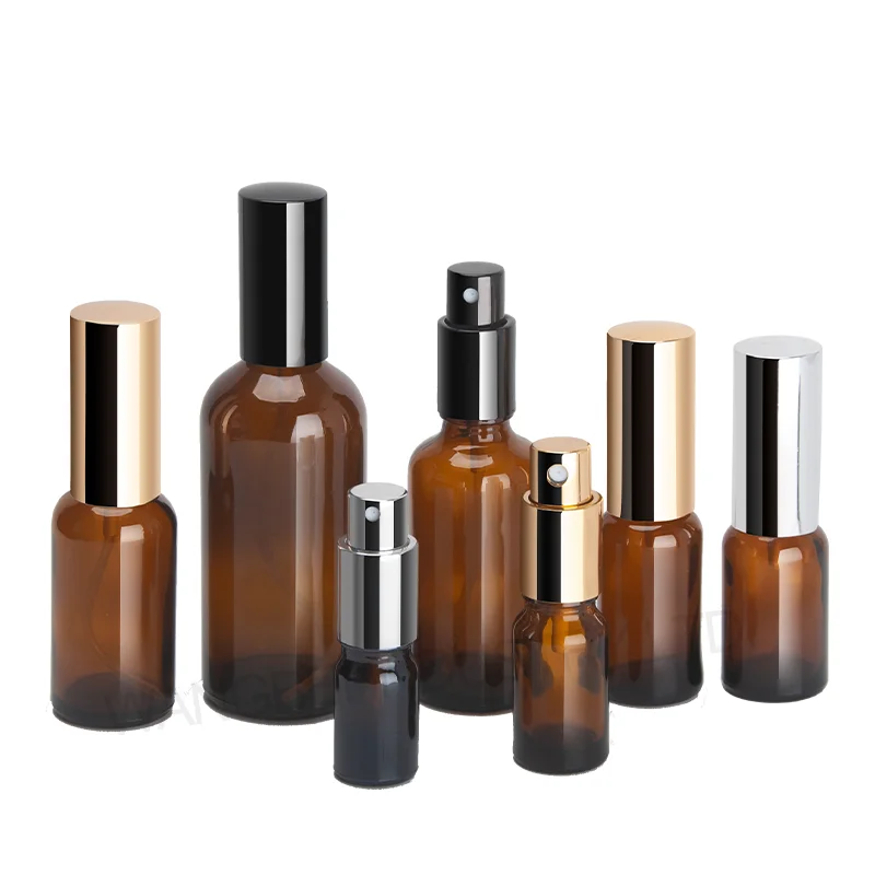 5ml 10ml 15ml 20ml 30ml 50ml 60ml 100ml empty cosmetic glass spray bottle