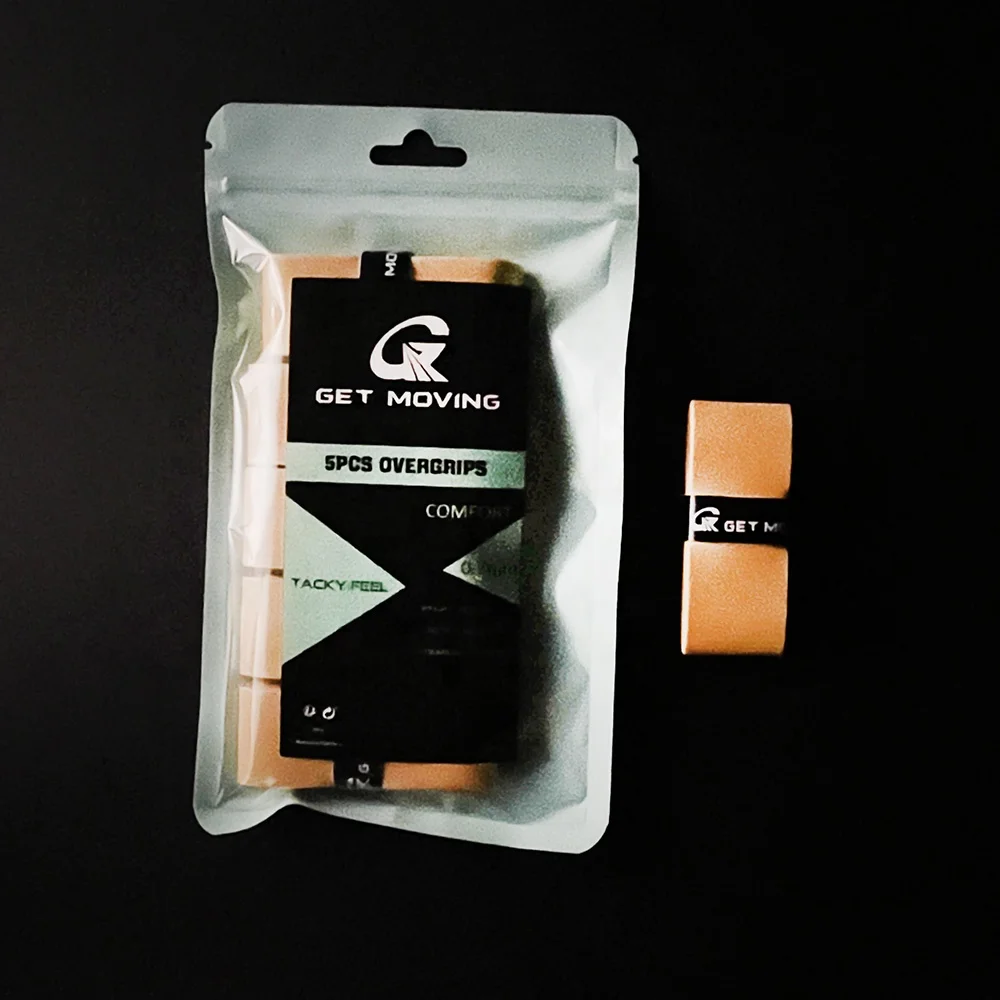 GM Viscous Tacky Wet Comfort Badminton Table Tennis Racket Pickleball Paddle Padel Racket Grip Made of PU Material Overgrip