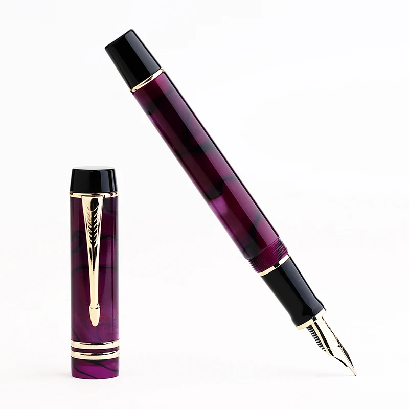 MoonMan-M600s resin  fashion design fountain pen  Dream purple  adult student business writing practice gift pen made in China