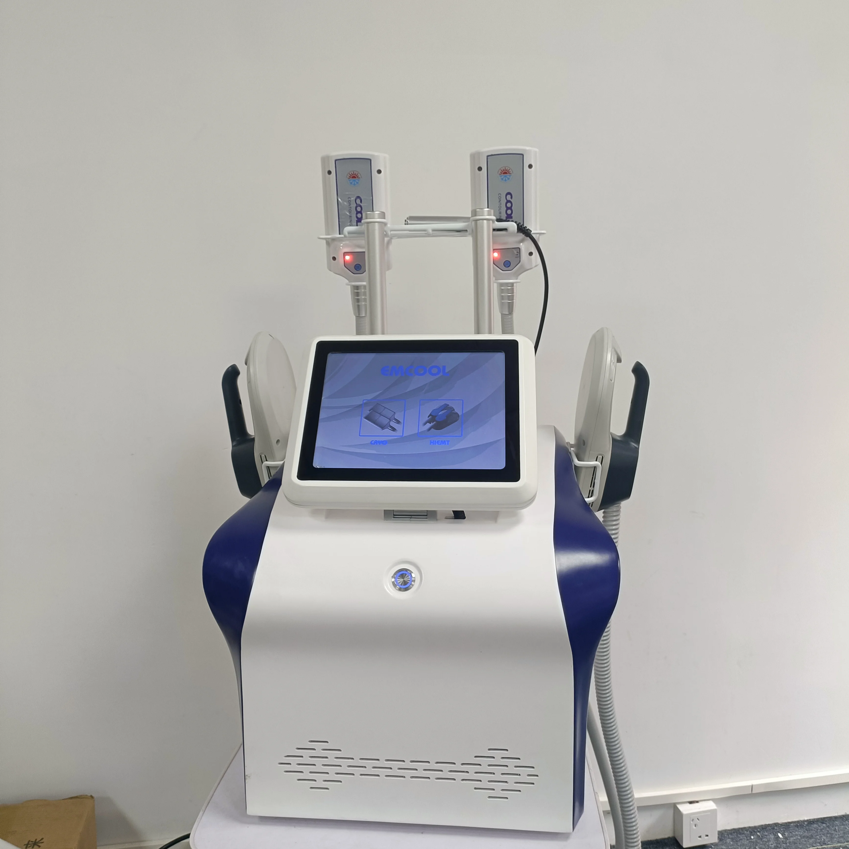 New 2 In 1 Slimming Cryolipolysis 360 Handles Ems Electrical Stimulation Rf Ems Cryotherapy Weight Loss Fat Freeze Cryolipolysis