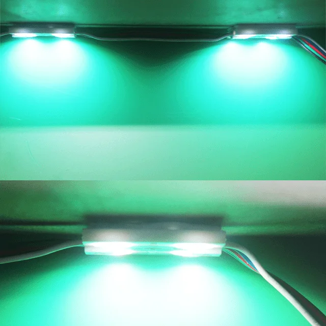 Впрыск rgb светодиодный модуль освещения 5050 5054 12 В для канальных букв 3 на 1 красный зелёный синий без логотипа rgbw впрыскиваемый
