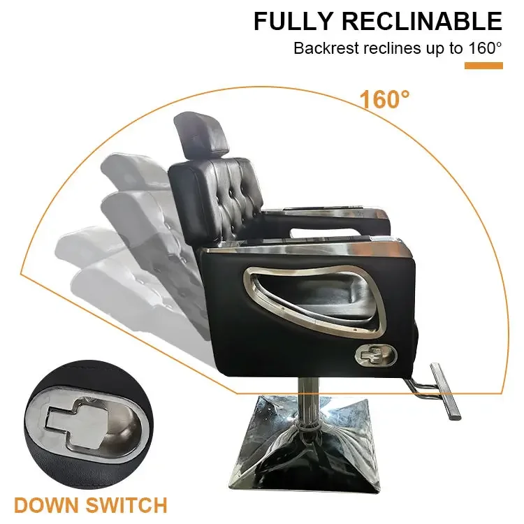 Hot Sale Factory Direct Beauty&hair Salon Furniture Hairdressing Chair Barber Antique Chair