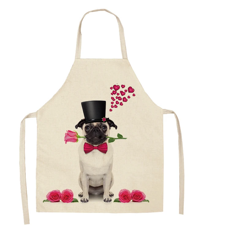 
New product korean style splicing lace cotton aprons apron 100%cotton printed color utility short buckle 